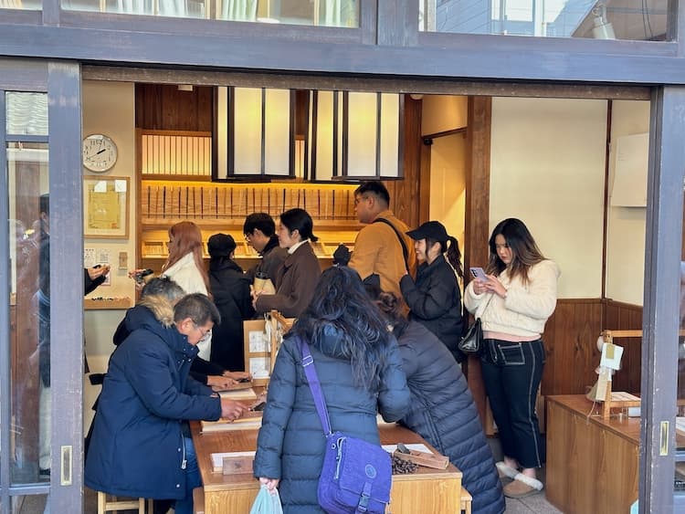 Chopstick making workshop at Karaki Mokko in Kawagoe, Saitama, near Tokyo, Japan