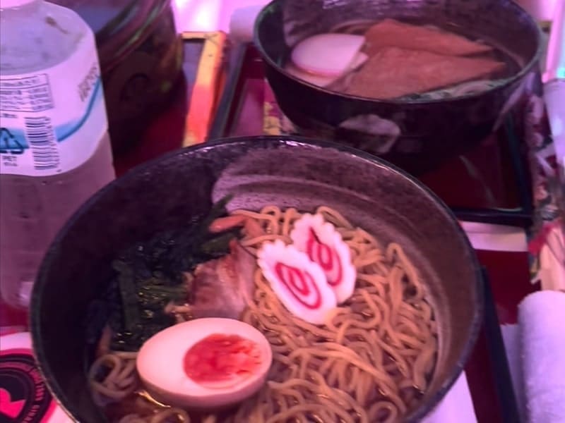 Ramen food at Samurai Restaurant show in Kabukicho, Shinjuku, Tokyo