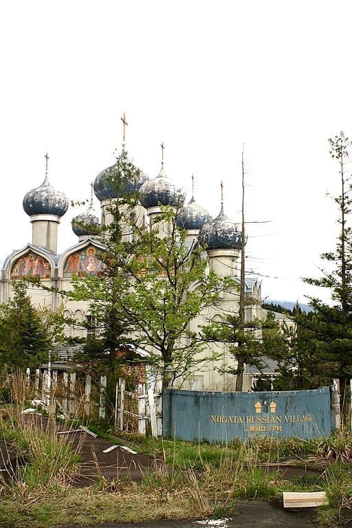 Niigata Russian Village abandoned theme park, Japan