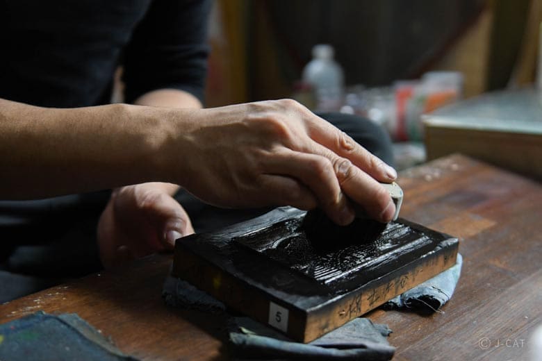 ukiyoe woodblock printing, Japan traditional and cultural thing to do