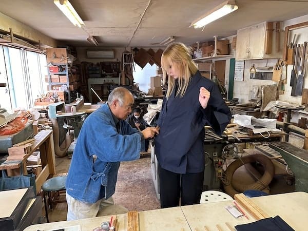 Mogami Kogei workshop in Kuramae, Tokyo