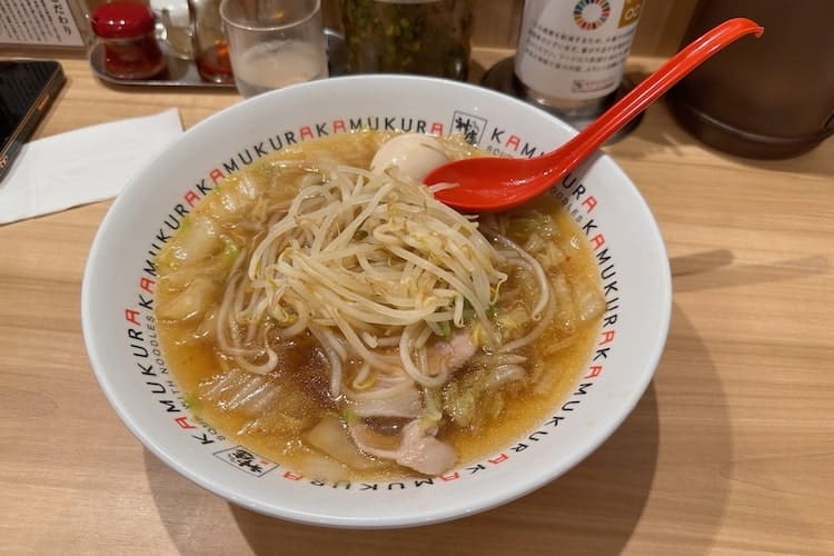 Ramen bowl in Kamukura