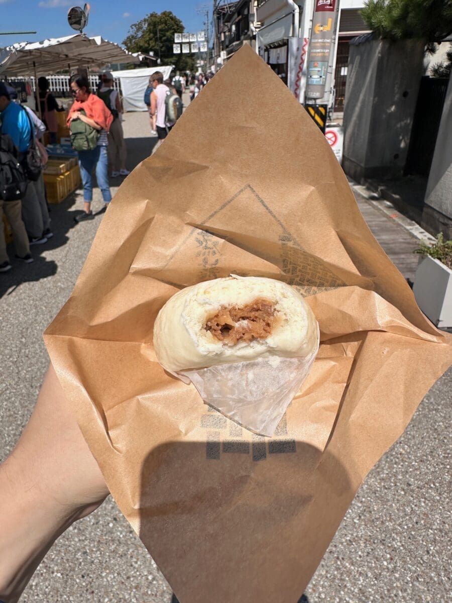 Hida beef bun in Takayama