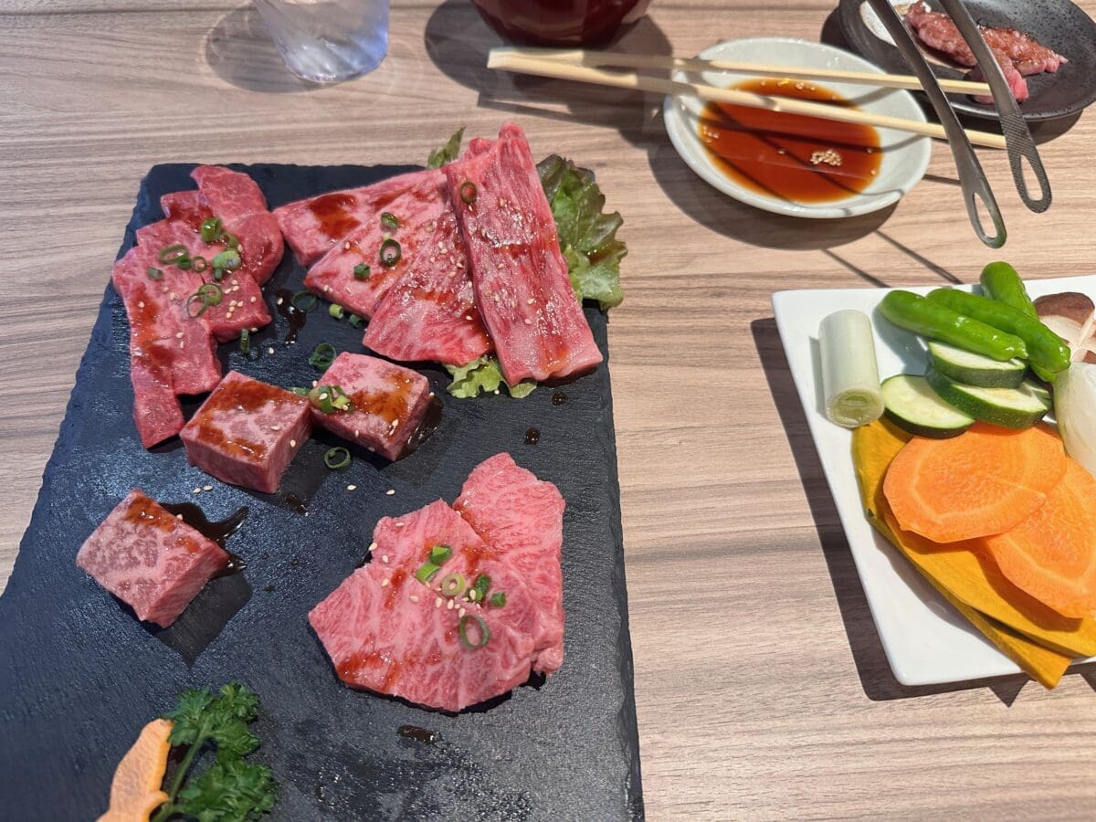 Hida beef grilling in Takayama restaurant