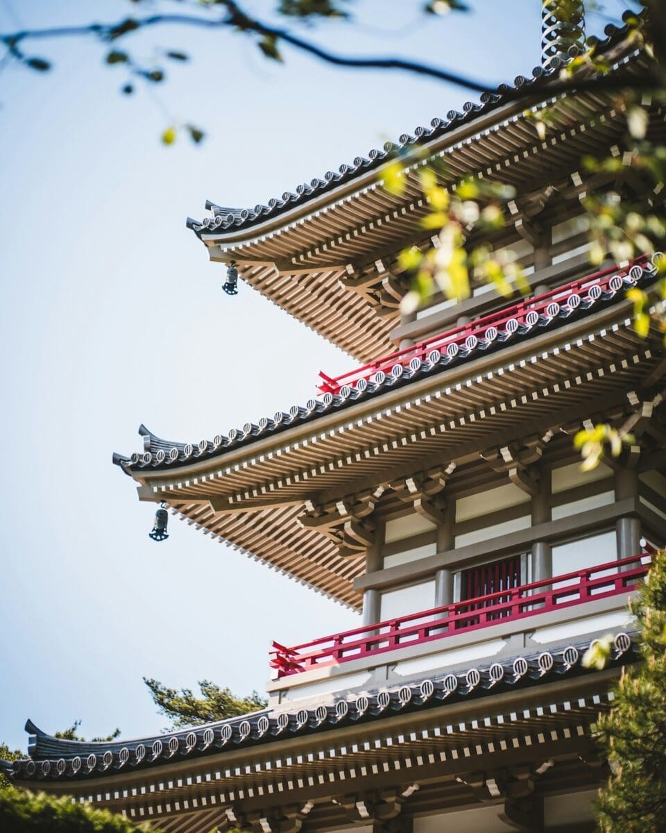 Pagoda at Rinnoji Temple in Sendai
